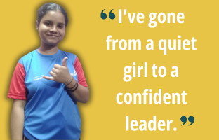 Muskan's journey towards leadership